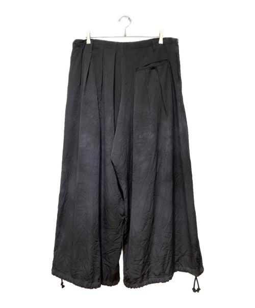 Yohji Yamamoto pour homme（ヨウジヤマモト プールオム）Yohji Yamamoto pour homme (ヨウジヤマモト プールオム) 20AW むら染めバルーンパンツ ブラック サイズ:3の古着・服飾アイテム