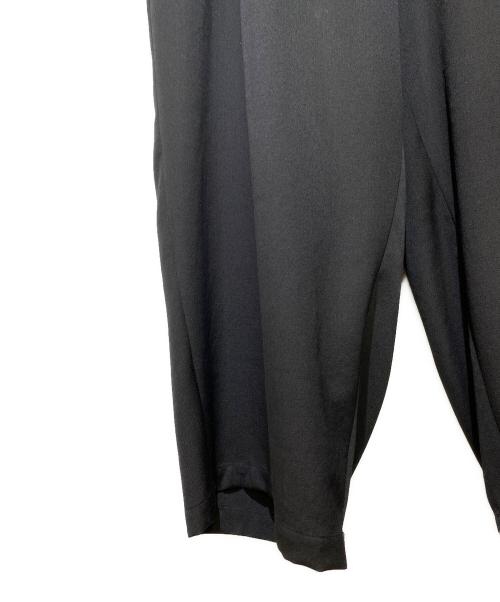 Yohji Yamamoto pour homme（ヨウジヤマモト プールオム）Yohji Yamamoto pour homme (ヨウジヤマモト プールオム) 刺繍ロゴパンツ ブラック サイズ:1の古着・服飾アイテム