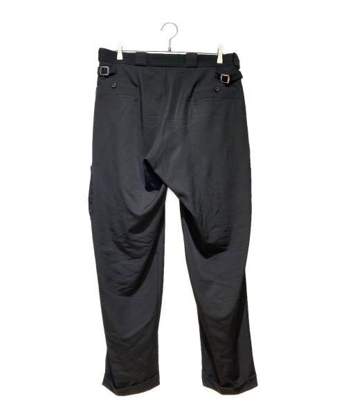 Yohji Yamamoto pour homme（ヨウジヤマモト プールオム）Yohji Yamamoto pour homme (ヨウジヤマモト プールオム) 20SS シワギャバポケットアレンジパンツ ブラック サイズ:3の古着・服飾アイテム