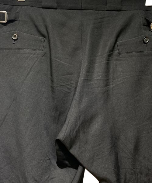 Yohji Yamamoto pour homme（ヨウジヤマモト プールオム）Yohji Yamamoto pour homme (ヨウジヤマモト プールオム) 20SS シワギャバポケットアレンジパンツ ブラック サイズ:3の古着・服飾アイテム