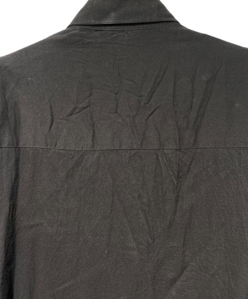 Yohji Yamamoto pour homme（ヨウジヤマモト プールオム）Yohji Yamamoto pour homme (ヨウジヤマモト プールオム) ダブルテンセルロングシャツ ブラック サイズ:2の古着・服飾アイテム