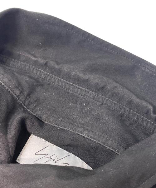 Yohji Yamamoto pour homme（ヨウジヤマモト プールオム）Yohji Yamamoto pour homme (ヨウジヤマモト プールオム) ダブルテンセルロングシャツ ブラック サイズ:2の古着・服飾アイテム