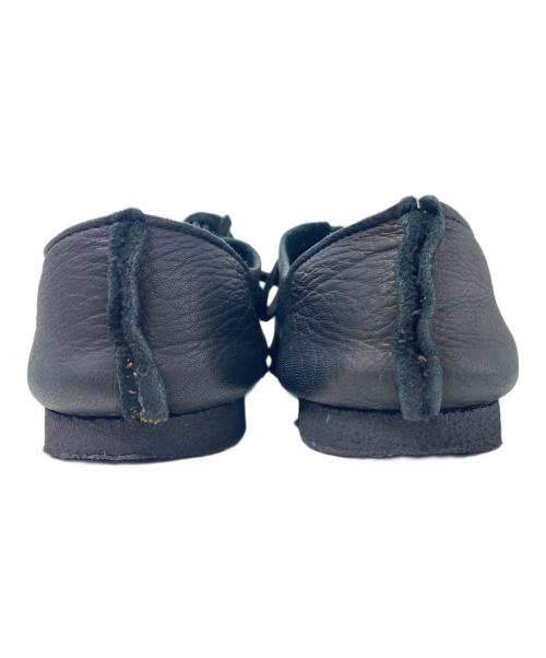 Yohji Yamamoto pour homme（ヨウジヤマモト プールオム）Yohji Yamamoto pour homme (ヨウジヤマモト プールオム) DEER NATURAL CENTER SEAM SHOES ブラック サイズ:2/4の古着・服飾アイテム