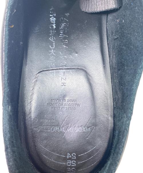 Yohji Yamamoto pour homme（ヨウジヤマモト プールオム）Yohji Yamamoto pour homme (ヨウジヤマモト プールオム) DEER NATURAL CENTER SEAM SHOES ブラック サイズ:2/4の古着・服飾アイテム