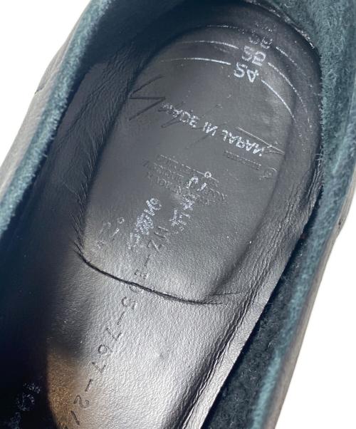 Yohji Yamamoto pour homme（ヨウジヤマモト プールオム）Yohji Yamamoto pour homme (ヨウジヤマモト プールオム) DEER NATURAL CENTER SEAM SHOES ブラック サイズ:2/4の古着・服飾アイテム