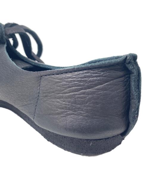 Yohji Yamamoto pour homme（ヨウジヤマモト プールオム）Yohji Yamamoto pour homme (ヨウジヤマモト プールオム) DEER NATURAL CENTER SEAM SHOES ブラック サイズ:2/4の古着・服飾アイテム