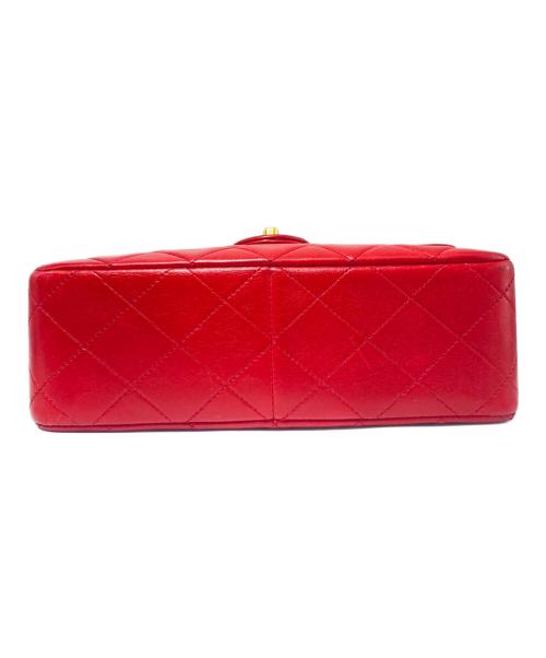 CHANEL（シャネル）CHANEL (シャネル) ミニマトラッセ チェーンショルダーバッグ レッド×ゴールド金具 サイズ:ミニの古着・服飾アイテム