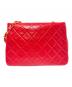 CHANEL (シャネル) ミニマトラッセ チェーンショルダーバッグ レッド×ゴールド金具 サイズ:ミニ：520000円