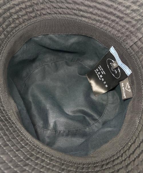 PRADA（プラダ）PRADA (プラダ) Re-Nylon バケットハット ブラック サイズ:Mの古着・服飾アイテム