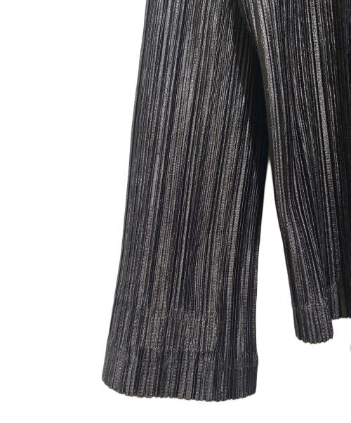 PLEATS PLEASE（プリーツプリーズ）PLEATS PLEASE (プリーツプリーズ) プリーツカーディガン ブラック サイズ:3の古着・服飾アイテム