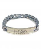 MM6 Maison Margielaエムエムシックスメゾンマルジェラ）の古着「MM6 Chain Bracelet Palladio buratatto」