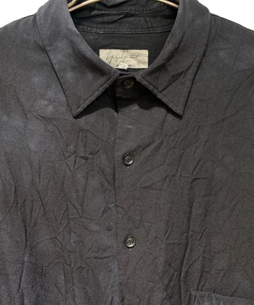 Yohji Yamamoto pour homme（ヨウジヤマモト プールオム）Yohji Yamamoto pour homme (ヨウジヤマモト プールオム) むら染めロングシャツ ブラック サイズ:1の古着・服飾アイテム