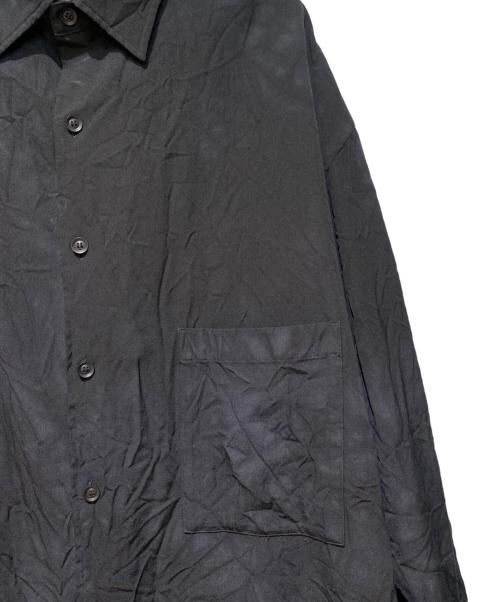 Yohji Yamamoto pour homme（ヨウジヤマモト プールオム）Yohji Yamamoto pour homme (ヨウジヤマモト プールオム) むら染めロングシャツ ブラック サイズ:1の古着・服飾アイテム