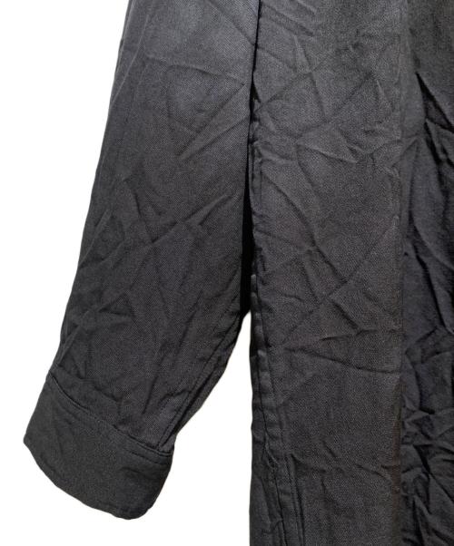 Yohji Yamamoto pour homme（ヨウジヤマモト プールオム）Yohji Yamamoto pour homme (ヨウジヤマモト プールオム) むら染めロングシャツ ブラック サイズ:1の古着・服飾アイテム