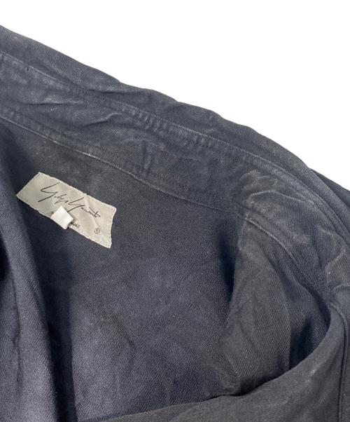 Yohji Yamamoto pour homme（ヨウジヤマモト プールオム）Yohji Yamamoto pour homme (ヨウジヤマモト プールオム) むら染めロングシャツ ブラック サイズ:1の古着・服飾アイテム