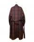Yohji Yamamoto pour homme (ヨウジヤマモト プールオム) 内田すずめ 内田漢字 総柄スタンドカラーコート レッド サイズ:1：170000円