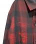 中古・古着 Yohji Yamamoto pour homme (ヨウジヤマモト プールオム) 内田すずめ 内田漢字 総柄スタンドカラーコート レッド サイズ:1：170000円