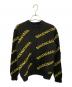 BALENCIAGA（バレンシアガ）の古着「オールオーバーロゴセーター」｜ブラック