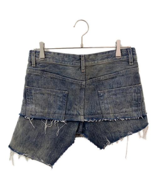 RICK OWENS（リックオウエンス）RICK OWENS (リックオウエンス) デニムスカート ブルー サイズ:27の古着・服飾アイテム