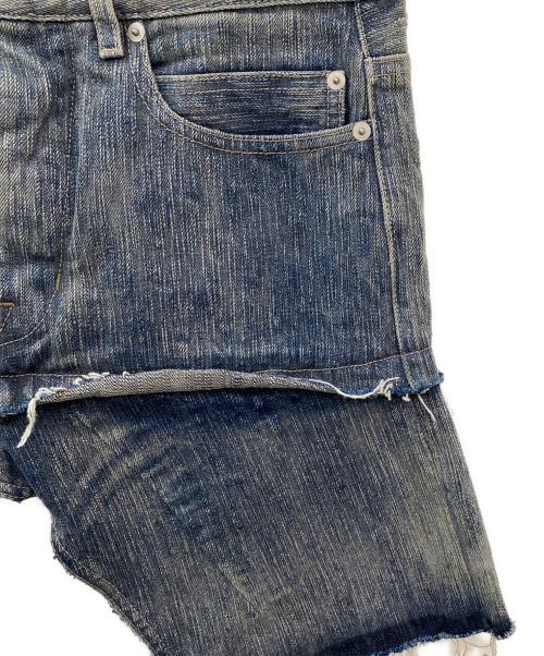 RICK OWENS（リックオウエンス）RICK OWENS (リックオウエンス) デニムスカート ブルー サイズ:27の古着・服飾アイテム