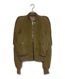 RICK OWENS（リックオウエンス）の古着「ZIONIC BOMBER」｜ブラウン
