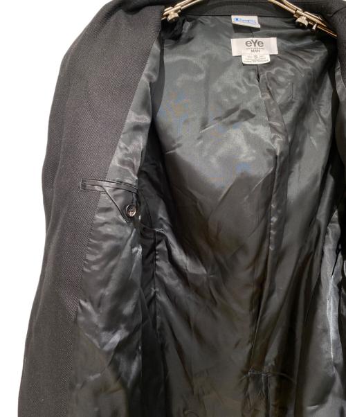 eYe COMME des GARCONS JUNYAWATANABE MAN（アイ コム デ ギャルソン ジュンヤ ワタナベ マン）eYe COMME des GARCONS JUNYAWATANABE MAN (アイ コム デ ギャルソン ジュンヤ ワタナベ マン) Champion (チャンピオン) 23AW スウェットテーラードジャケット ブラック サイズ:Sの古着・服飾アイテム