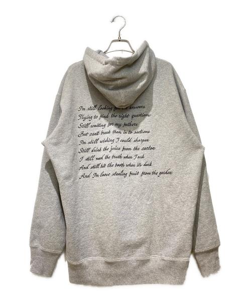 COMME des GARCONS JUNYA WATANABE MAN（コム デ ギャルソン ジュンヤ ワタナベ マン）COMME des GARCONS JUNYA WATANABE MAN (コムデギャルソンジュンヤワタナベマン) 21AW Ｗネームプリントパーカー グレー サイズ:S 未使用品の古着・服飾アイテム