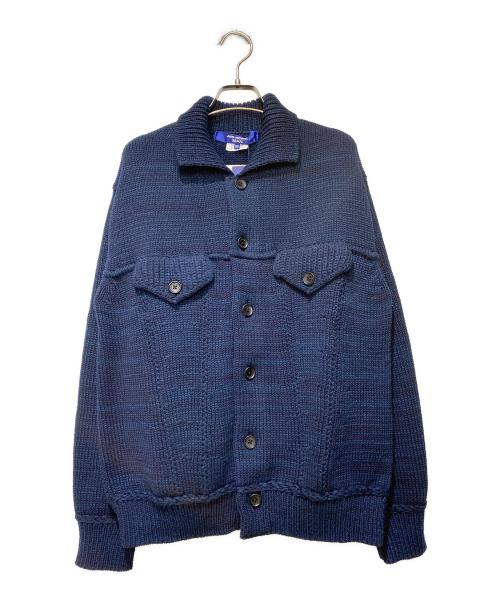 JUNYA WATANABE MAN（ジュンヤワタナベマン）JUNYA WATANABE MAN (ジュンヤワタナベマン) 24SS デニムカーディガン ブルー サイズ:Mの古着・服飾アイテム
