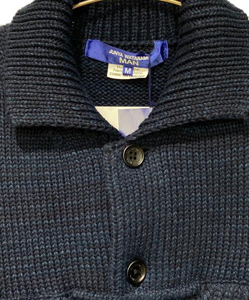 JUNYA WATANABE MAN（ジュンヤワタナベマン）JUNYA WATANABE MAN (ジュンヤワタナベマン) 24SS デニムカーディガン ブルー サイズ:Mの古着・服飾アイテム