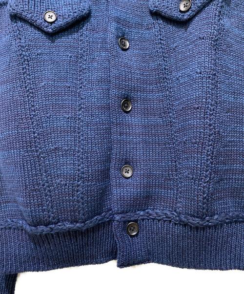 JUNYA WATANABE MAN（ジュンヤワタナベマン）JUNYA WATANABE MAN (ジュンヤワタナベマン) 24SS デニムカーディガン ブルー サイズ:Mの古着・服飾アイテム