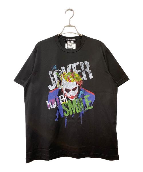 JUNYA WATANABE（ジュンヤワタナベ）JUNYA WATANABE (ジュンヤワタナベ) 25SS Dark KnightプリントTシャツ ブラック サイズ:Mの古着・服飾アイテム