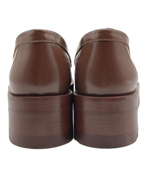 CHANEL（シャネル）CHANEL (シャネル) ココマークローファー ブラウン サイズ:38.5の古着・服飾アイテム