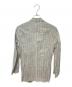 ISSEY MIYAKE (イッセイミヤケ) プリーツストライプジャケット ベージュ サイズ:Ｍ：28000円