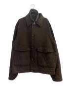 PRADAプラダ）の古着「ナイロンベスト付きカシミヤコート」｜ブラウン