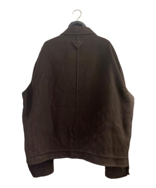 PRADA（プラダ）PRADA (プラダ) ナイロンベスト付きカシミヤコート ブラウン サイズ:50の古着・服飾アイテム