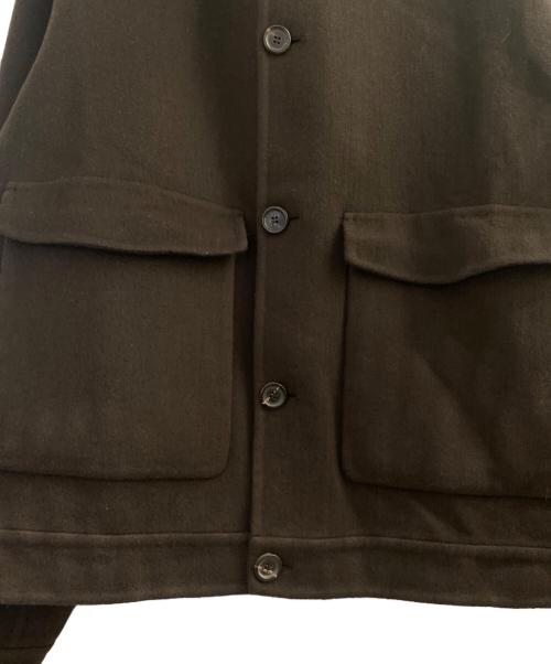 PRADA（プラダ）PRADA (プラダ) ナイロンベスト付きカシミヤコート ブラウン サイズ:50の古着・服飾アイテム