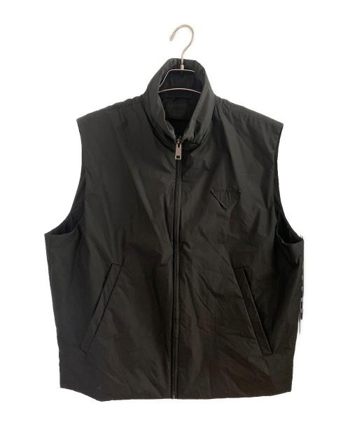 PRADA（プラダ）PRADA (プラダ) ナイロンベスト付きカシミヤコート ブラウン サイズ:50の古着・服飾アイテム