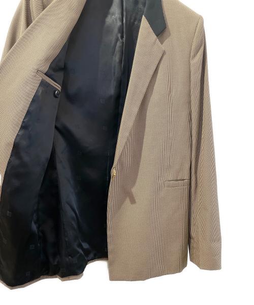 GIVENCHY（ジバンシィ）GIVENCHY (ジバンシィ) 千鳥柄パドロックテーラードジャケット ベージュ サイズ:44の古着・服飾アイテム