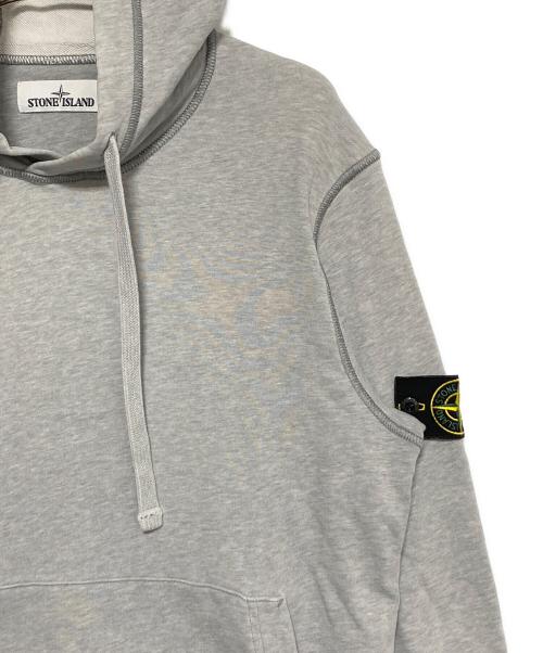 STONE ISLAND（ストーンアイランド）STONE ISLAND (ストーンアイランド) パーカー ライトグレー サイズ:Mの古着・服飾アイテム