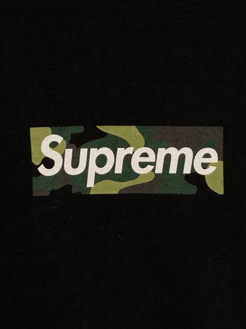 SUPREME（シュプリーム）SUPREME (シュプリーム) Camo Box Logo Tee/カモフラージュボックスロゴTシャツ ブラック サイズ:XLの古着・服飾アイテム