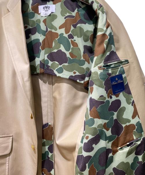 JUNYA WATANABE MAN（ジュンヤワタナベマン）JUNYA WATANABE MAN (ジュンヤワタナベマン) BROOKS BROTHERS (ブルックスブラザーズ) 25SS ライナー迷彩柄ブレザー カーキ サイズ:M 未使用品の古着・服飾アイテム