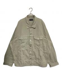 BALENCIAGA（バレンシアガ）の古着「オーバーサイズデニムジャケット」｜ライトグレー
