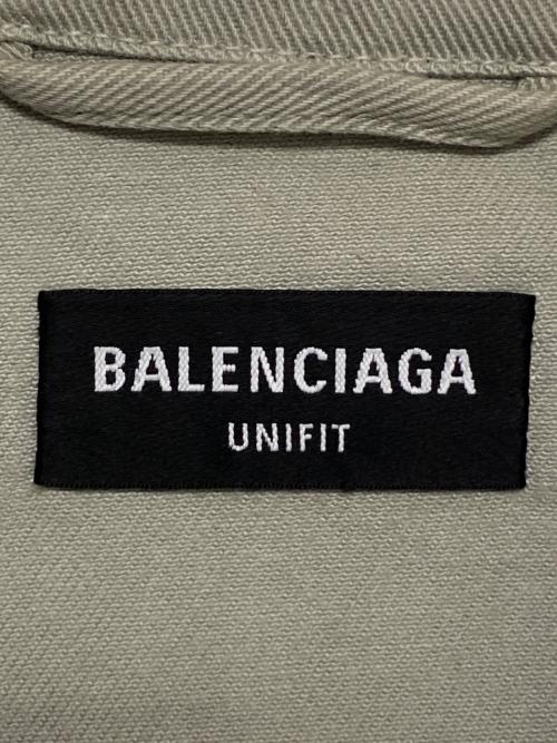 BALENCIAGA（バレンシアガ）BALENCIAGA (バレンシアガ) オーバーサイズデニムジャケット ライトグレー サイズ:2の古着・服飾アイテム