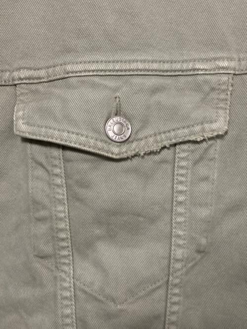 BALENCIAGA（バレンシアガ）BALENCIAGA (バレンシアガ) オーバーサイズデニムジャケット ライトグレー サイズ:2の古着・服飾アイテム