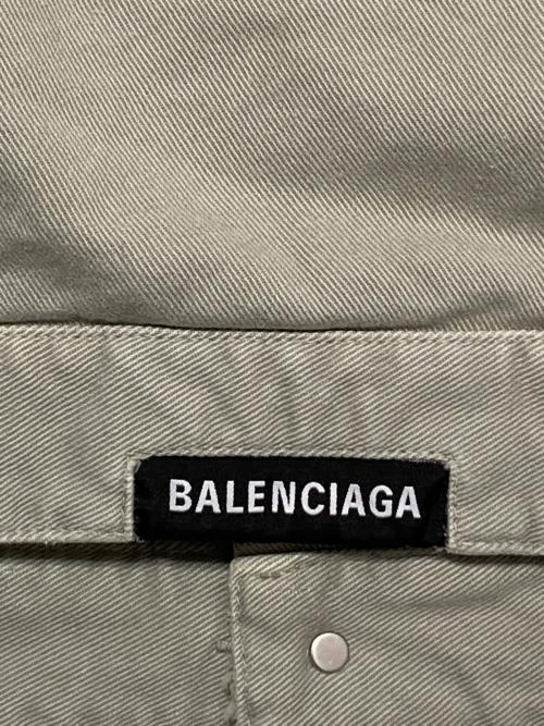 BALENCIAGA（バレンシアガ）BALENCIAGA (バレンシアガ) オーバーサイズデニムジャケット ライトグレー サイズ:2の古着・服飾アイテム
