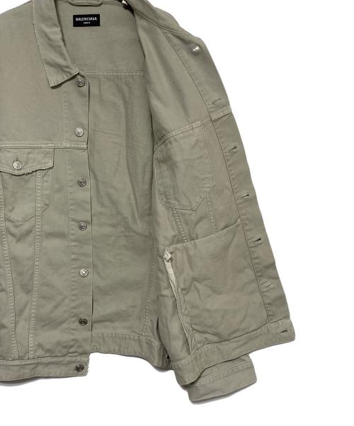 BALENCIAGA（バレンシアガ）BALENCIAGA (バレンシアガ) オーバーサイズデニムジャケット ライトグレー サイズ:2の古着・服飾アイテム