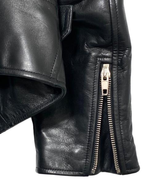 BALENCIAGA（バレンシアガ）BALENCIAGA (バレンシアガ) SWING TOP LEATHER JACKET ブラック サイズ:40の古着・服飾アイテム