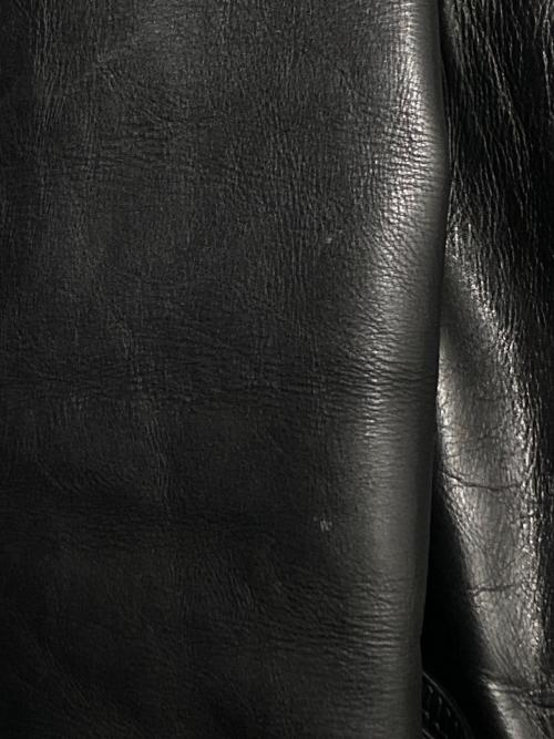 BALENCIAGA（バレンシアガ）BALENCIAGA (バレンシアガ) SWING TOP LEATHER JACKET ブラック サイズ:40の古着・服飾アイテム