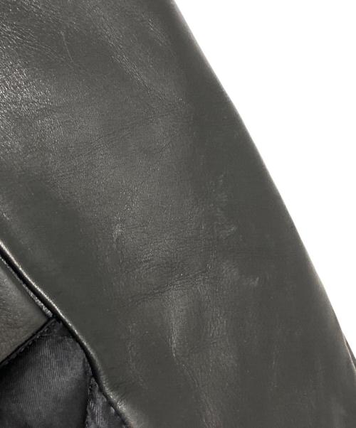 BALENCIAGA（バレンシアガ）BALENCIAGA (バレンシアガ) SWING TOP LEATHER JACKET ブラック サイズ:40の古着・服飾アイテム