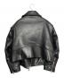 BALENCIAGA (バレンシアガ) SWING TOP LEATHER JACKET ブラック サイズ:40：85000円
